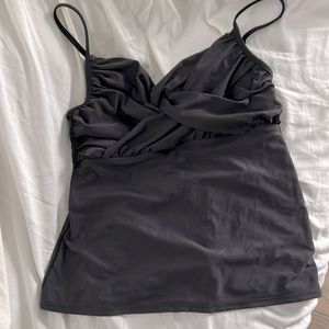 Anne Cole Black Swim Top